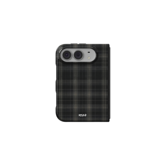 Midnight Tartan | Black Plaid iPhone Case