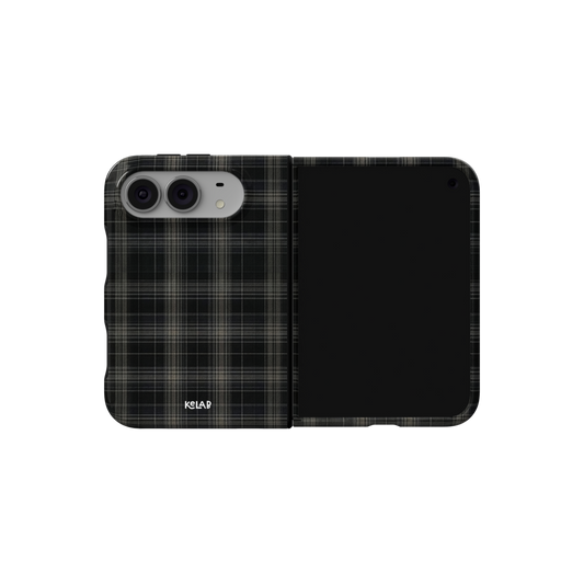 Midnight Tartan | Black Plaid iPhone Case