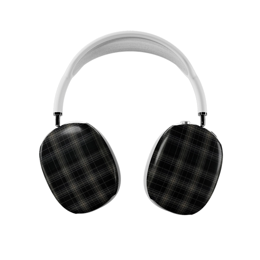 Midnight Tartan | Black Plaid AirPods Max Case