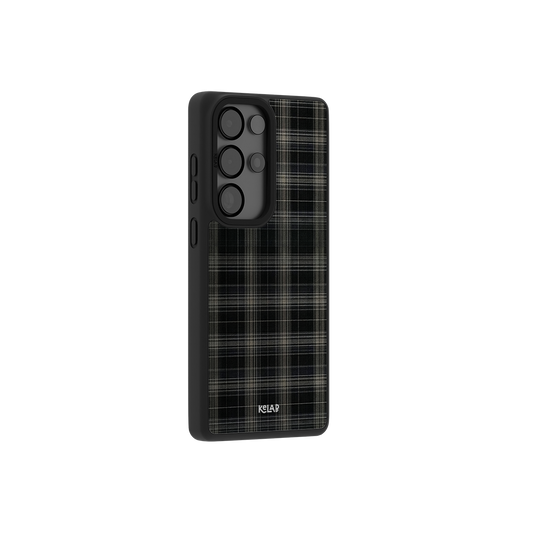 Midnight Tartan | Black Plaid Samsung Case