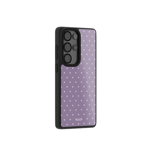 Iris | Lilac Purple Star Print Samsung Case