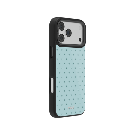 Seaglass | Aqua Star Print iPhone Case