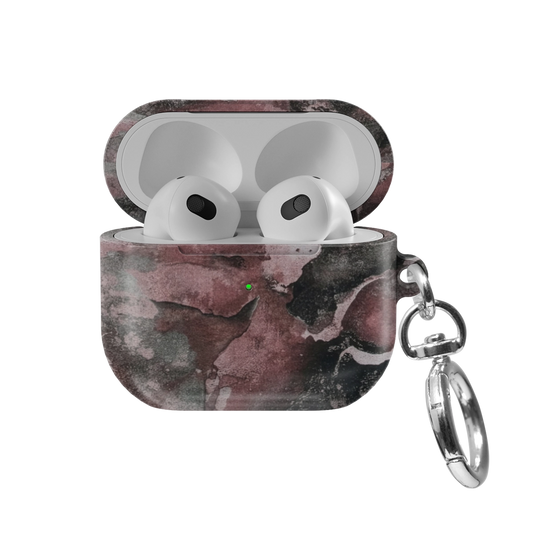 Smoke Mauve | Gray Mauve Marble AirPods Case