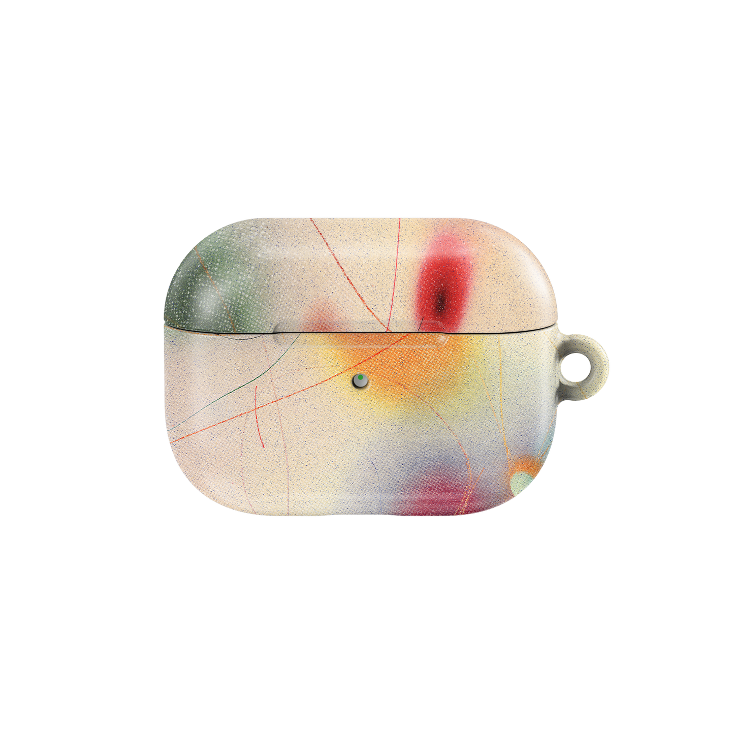 Cute AirPods Case in Green by KELAB with a gradient design and textured finish, perfect for protecting AirPods 1 to Pro models.