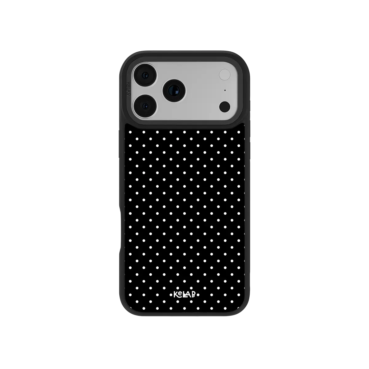Midnight Constellation | Black Polka Dot iPhone Case