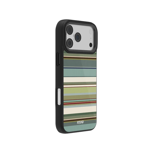Sagebrush | Sage Green Multi-Stripe iPhone Case