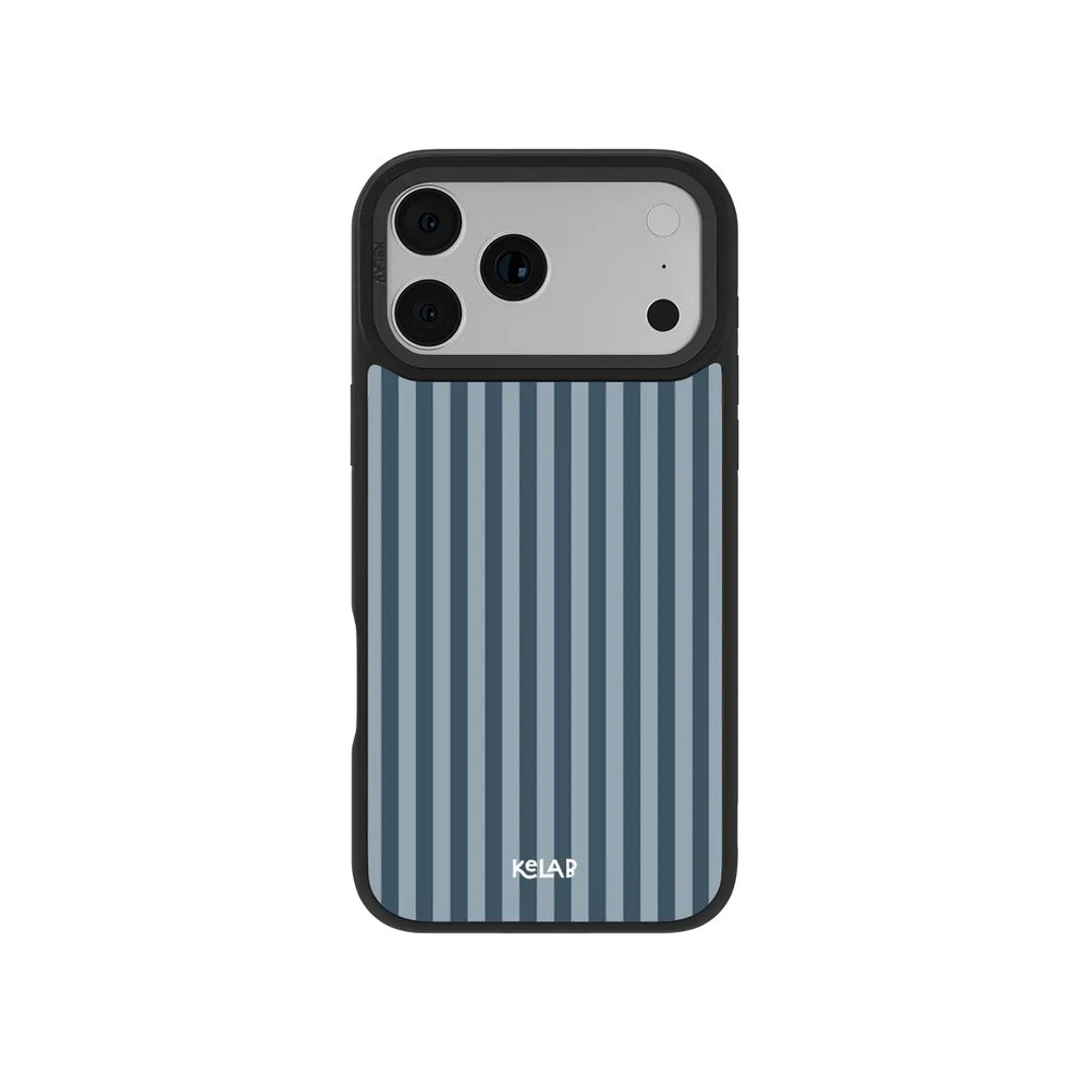 KELAB Samsung Galaxy case, blue and light blue vertical stripe (placeholder image)