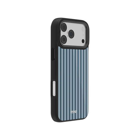Coastline | Pastel Blue Vertical Stripe iPhone Case