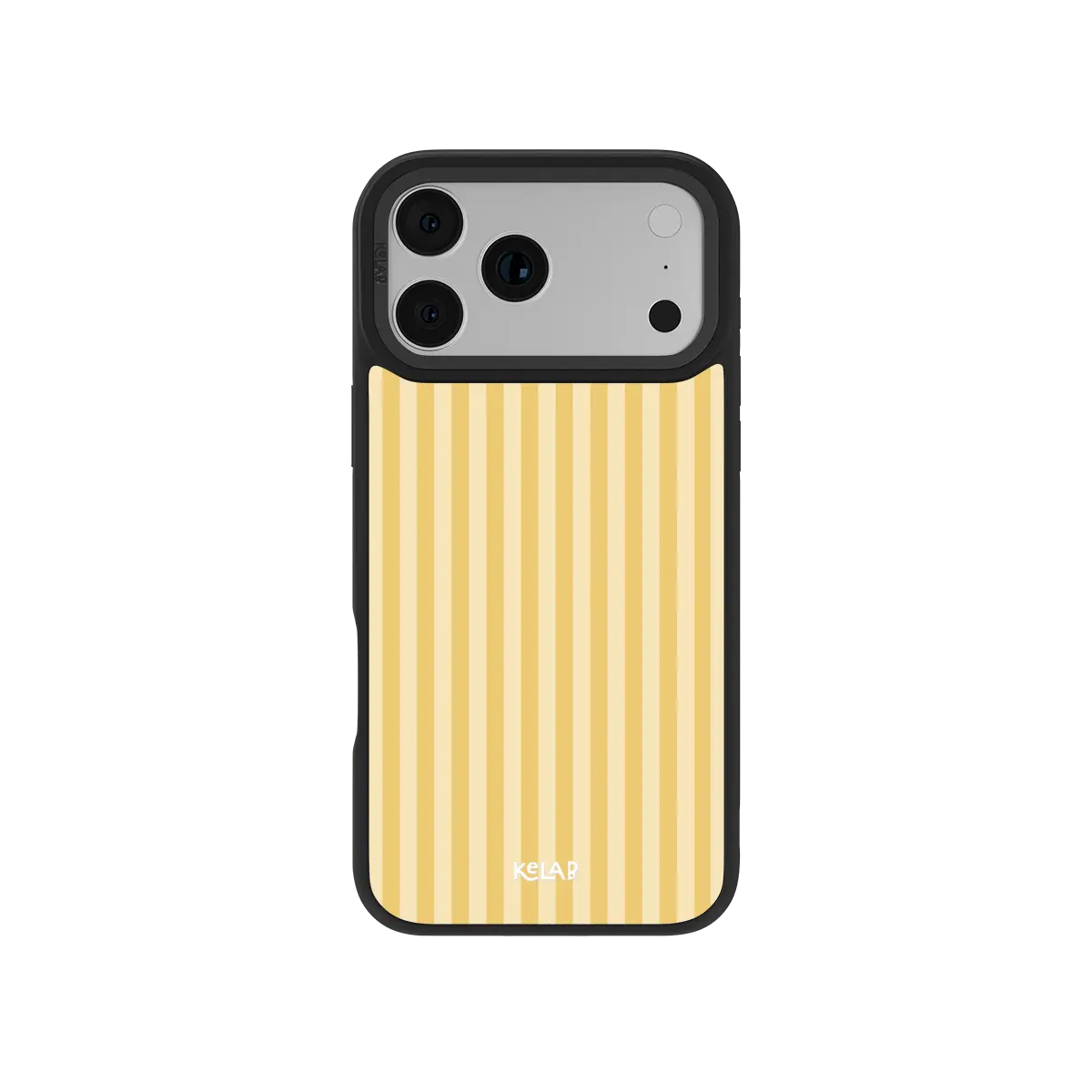 KELAB Samsung Galaxy case, vanilla and buttercream yellow vertical stripe (placeholder image)