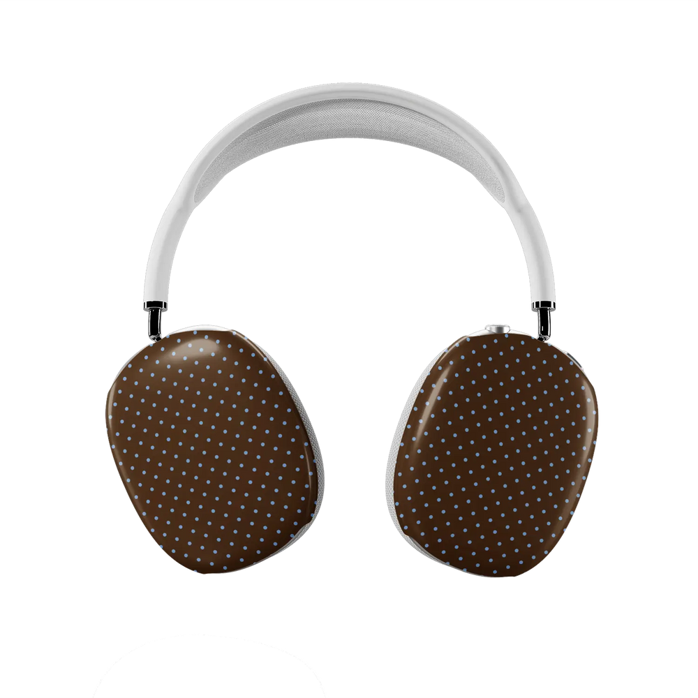 Blueberry Espresso | Brown Polka Dot AirPods Max Case