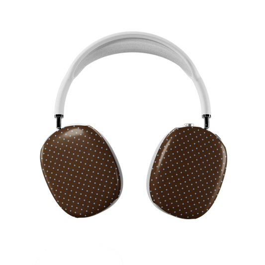 Blueberry Espresso | Brown Polka Dot AirPods Max Case