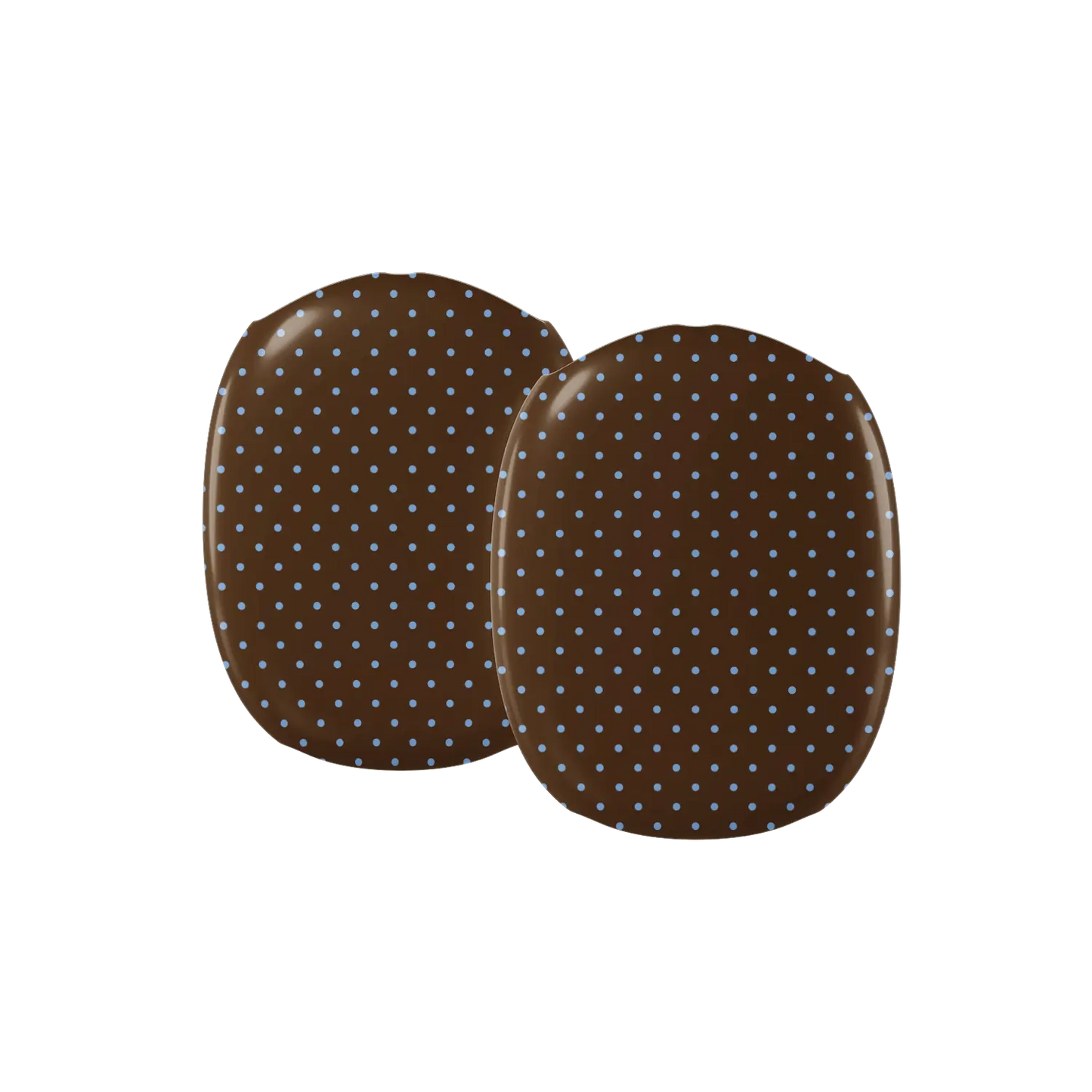 Blueberry Espresso | Brown Polka Dot AirPods Max Case
