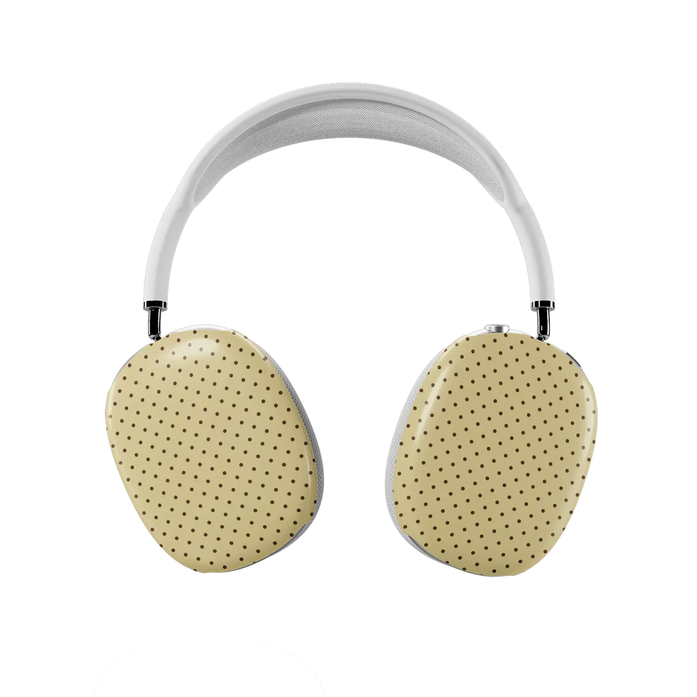 Toasted Sesame | Yellow Polka Dot AirPods Max Case