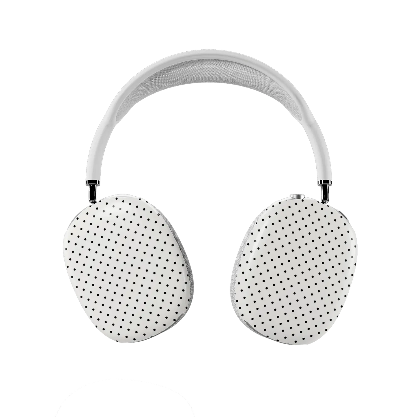Ivory Ink | White Polka Dot AirPods Max Case