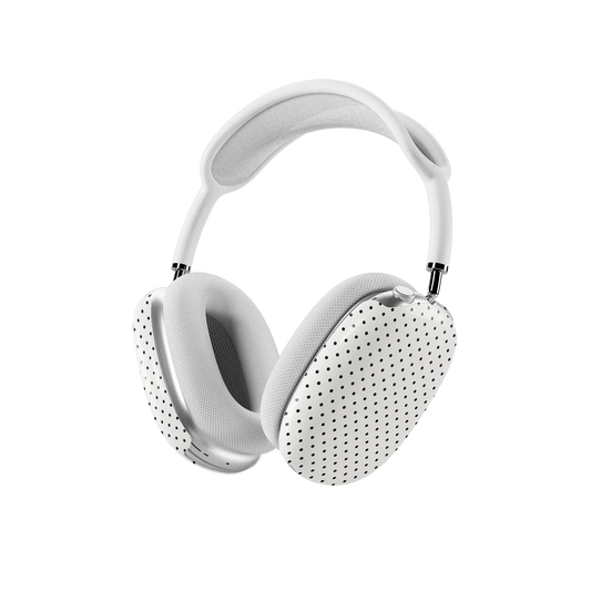 Ivory Ink | White Polka Dot AirPods Max Case