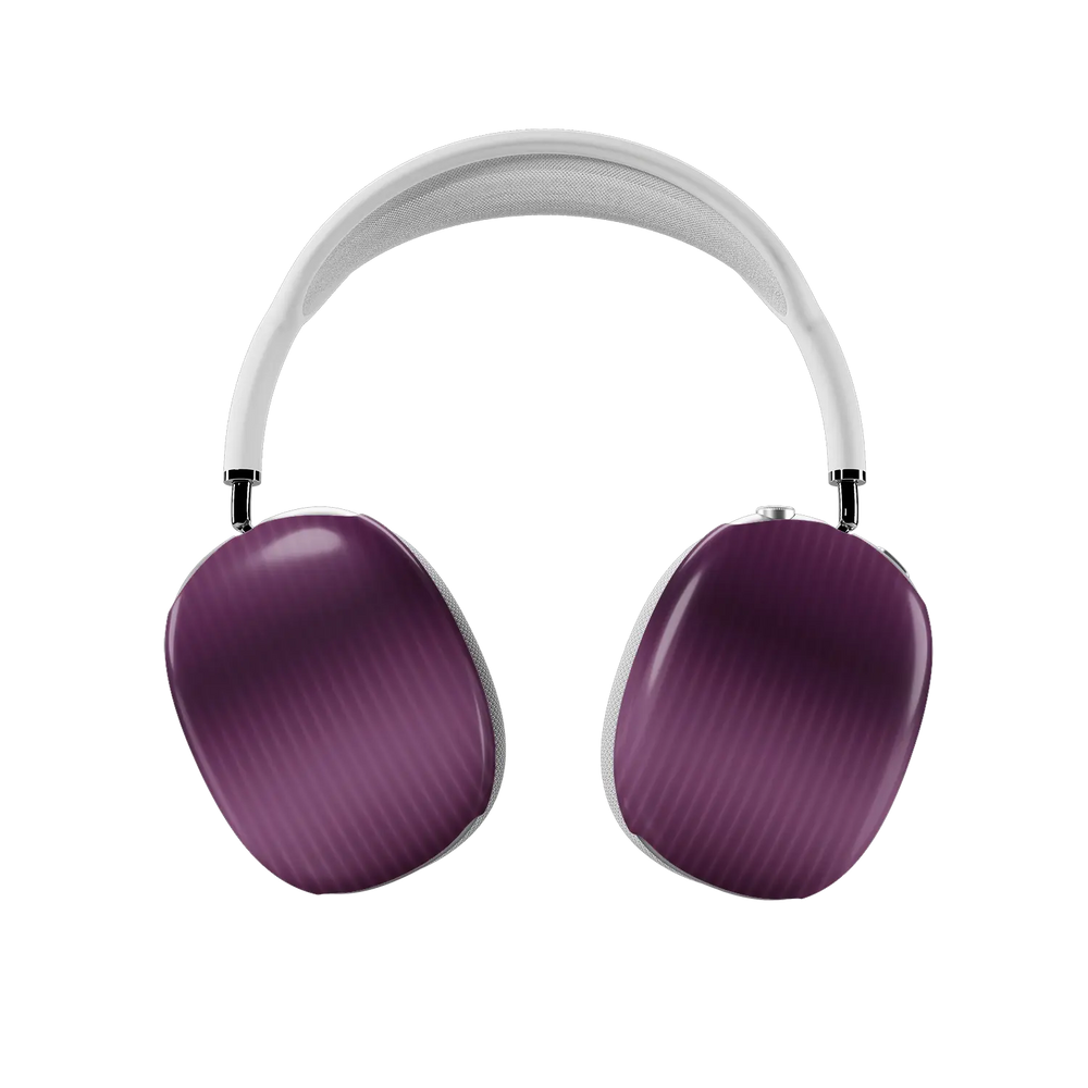 Violet Reverie | Purple Fluted Glass Gradient Ombre AirPods Max Case