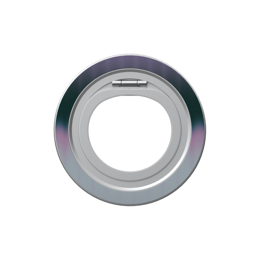 Dusk Bloom | Pink Gradient Fluted Glass MagSafe Ring Stand