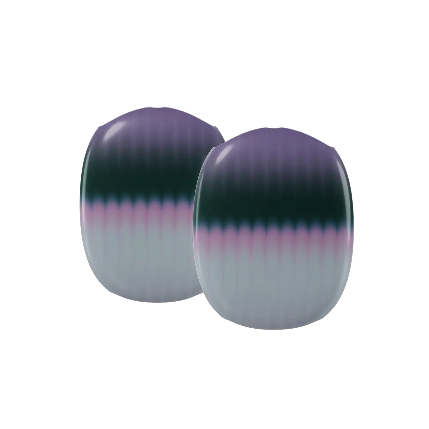 Dusk Bloom | Pink Fluted Glass Gradient Ombre AirPods Max Case