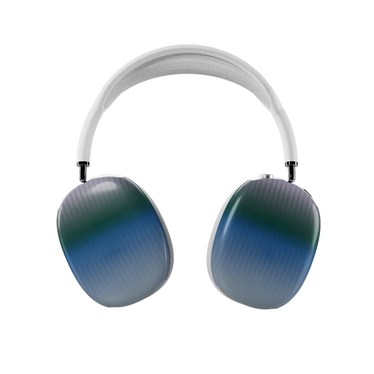 Twilight Cascade | Blue Fluted Glass Gradient Ombre AirPods Max Case