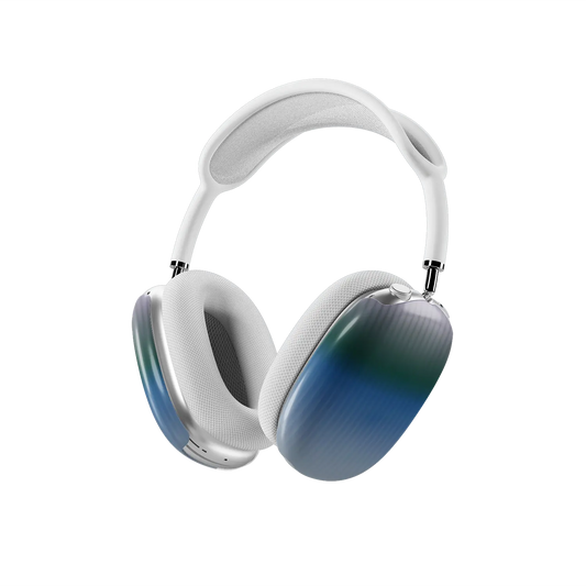 Twilight Cascade | Blue Fluted Glass Gradient Ombre AirPods Max Case