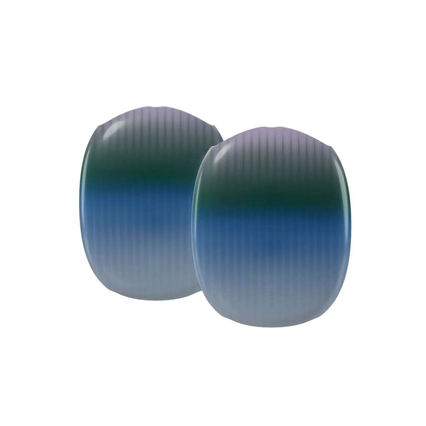 Twilight Cascade | Blue Fluted Glass Gradient Ombre AirPods Max Case