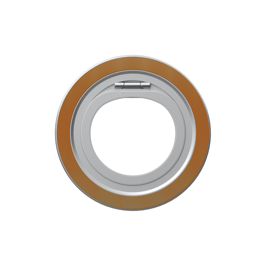 Sunset Whisper | Orange Gradient Fluted Glass MagSafe Ring Stand