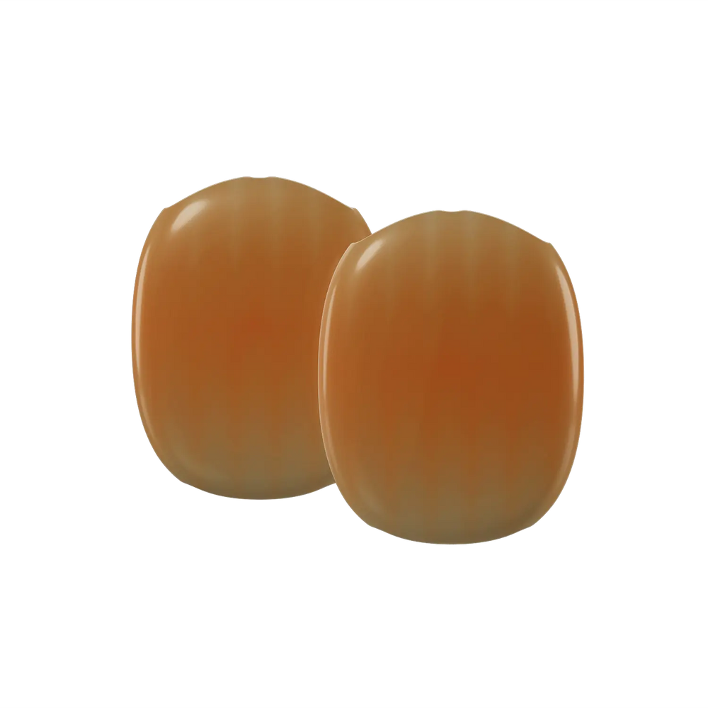 Sunset Whisper | Orange Fluted Glass Gradient Ombre AirPods Max Case