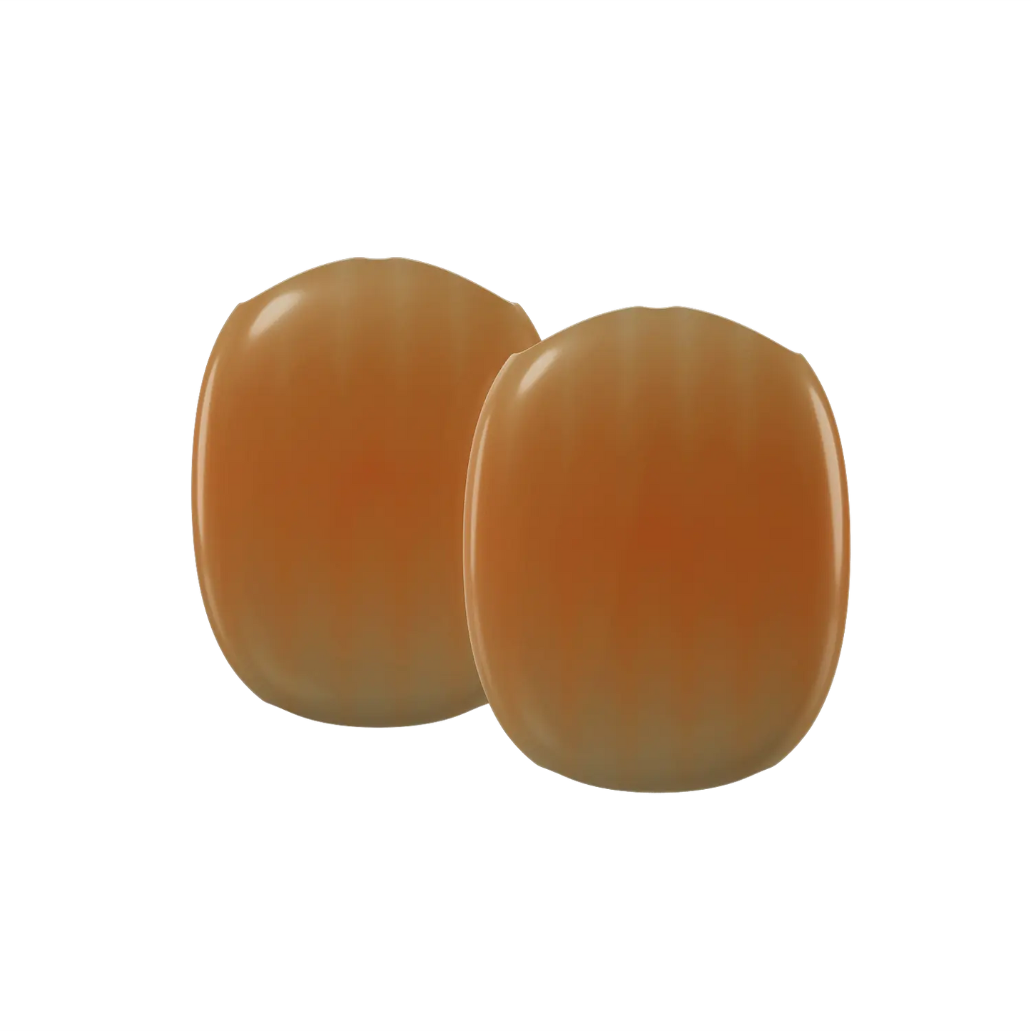 Sunset Whisper | Orange Fluted Glass Gradient Ombre AirPods Max Case