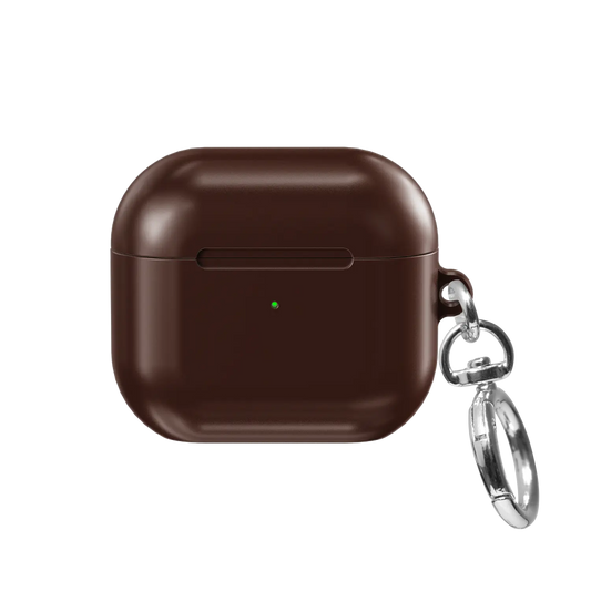 Espresso | Solid Rich Brown AirPods Case