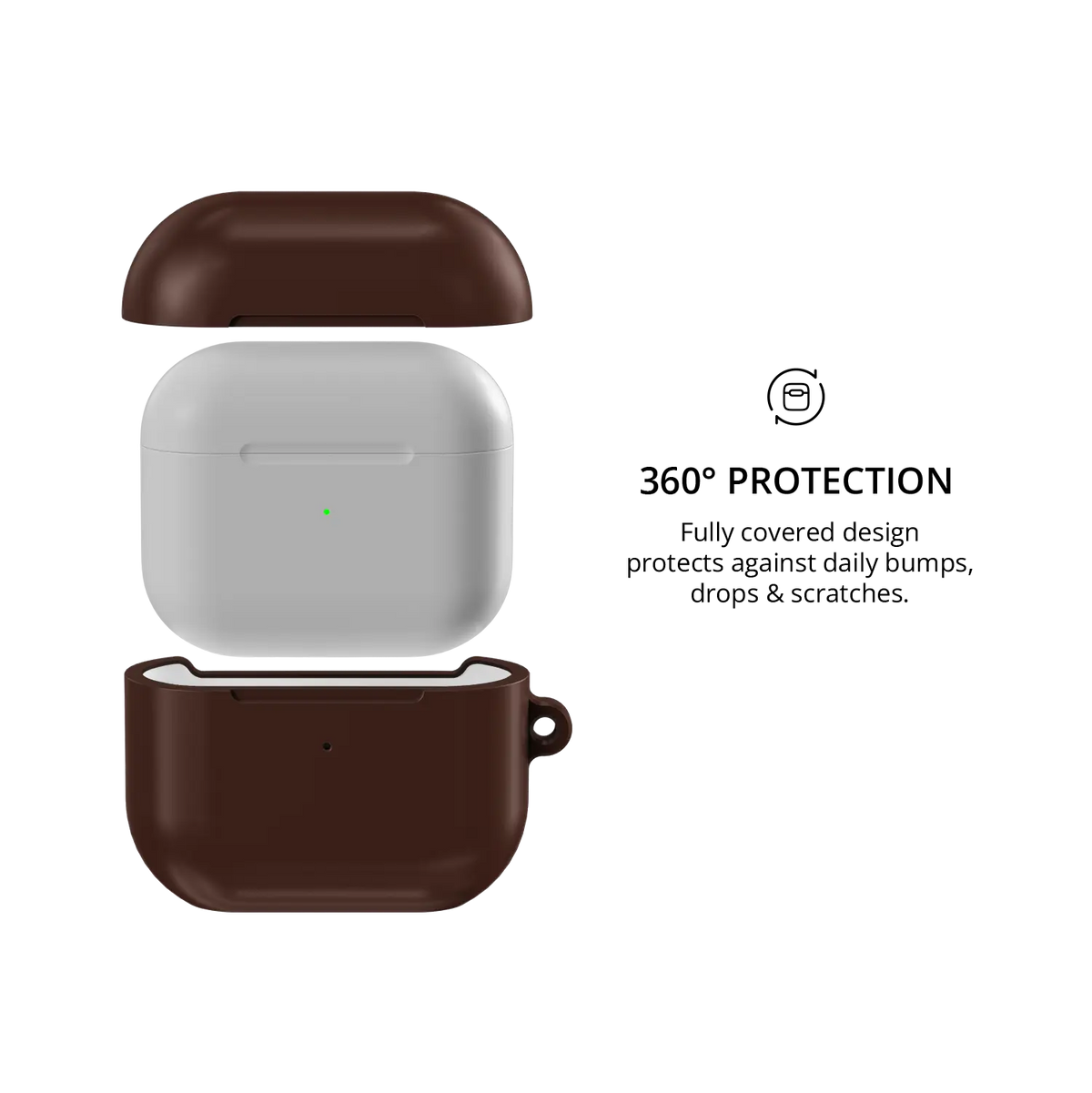Espresso | Solid Rich Brown AirPods Case