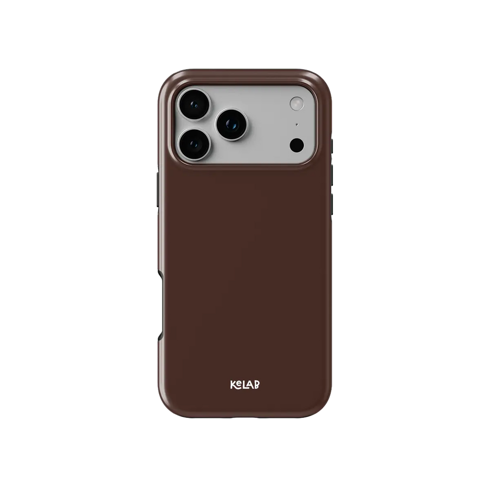 Espresso | Solid Rich Brown iPhone Case