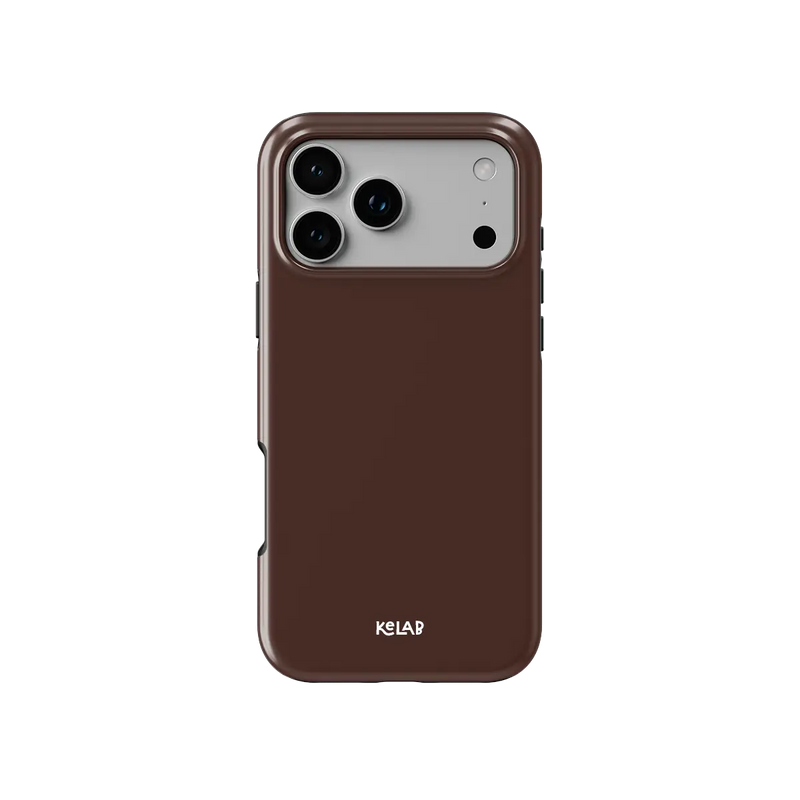 Espresso | Solid Rich Brown iPhone Case