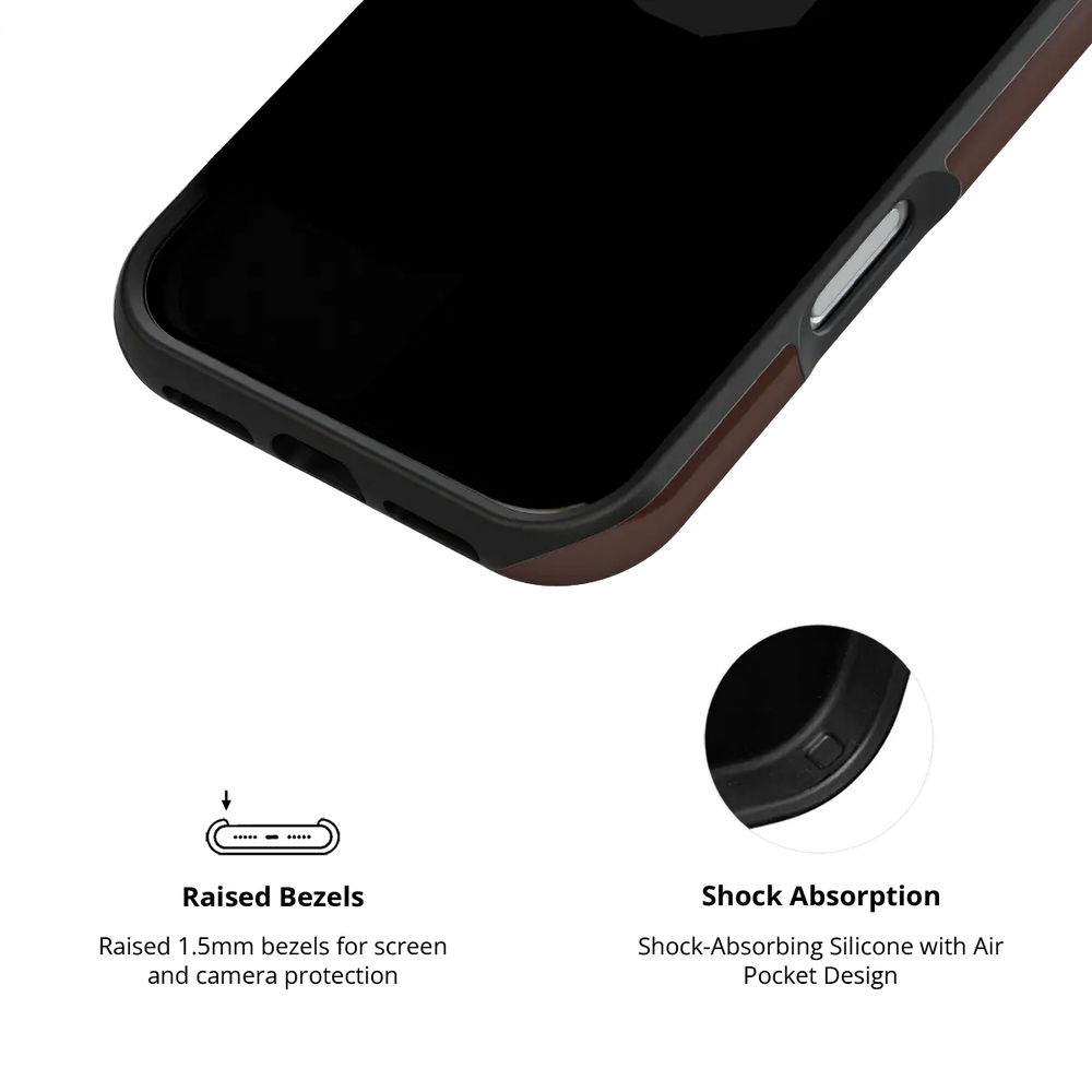 Espresso | Solid Rich Brown iPhone Case