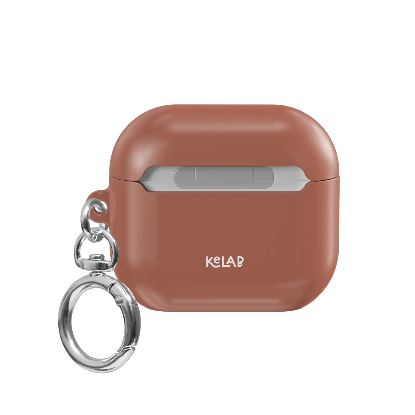 Solid Nude Clay AirPods Case, back view