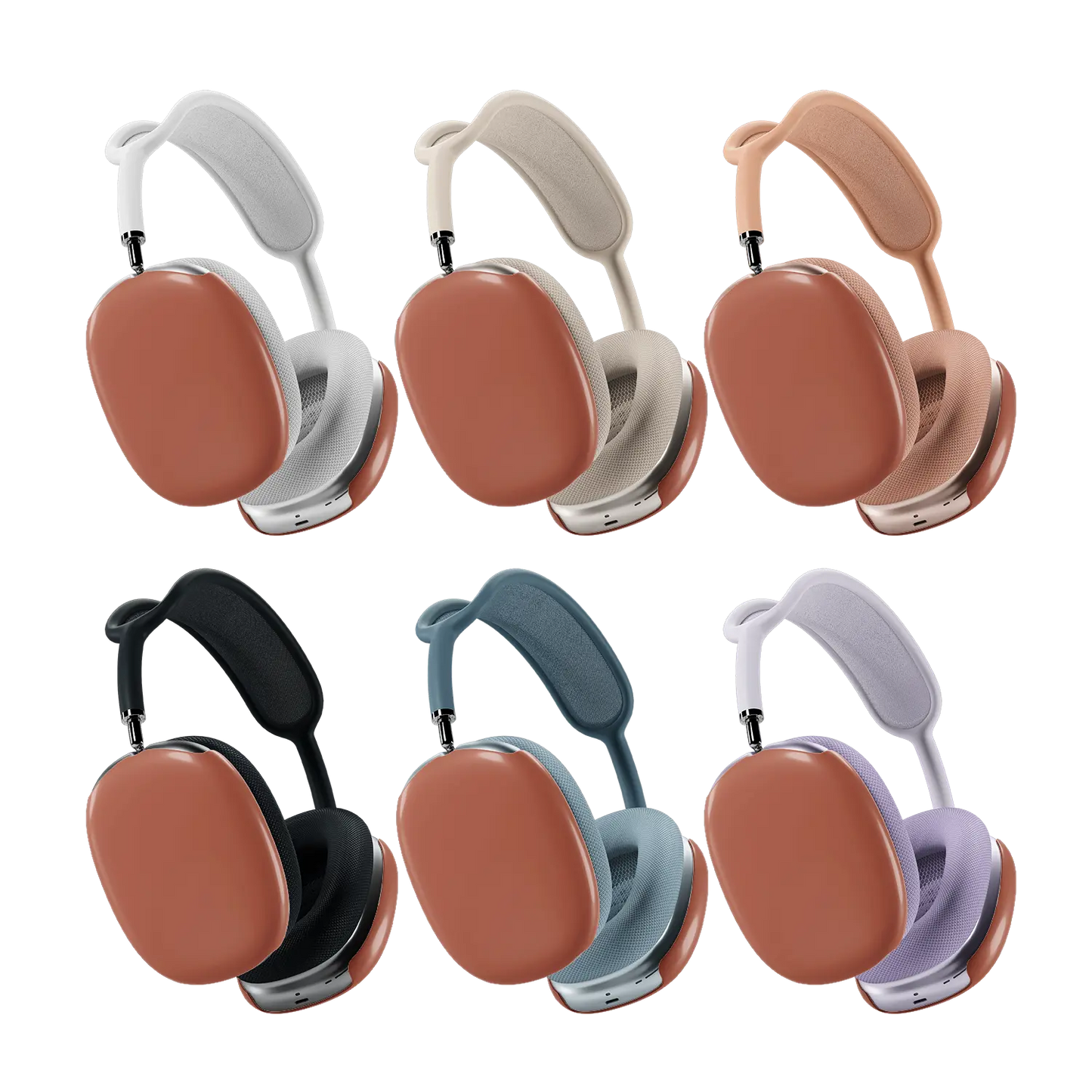 KELAB airpods max cover solid color set of two snap-on earcup covers for AirPods Max 1 and 2