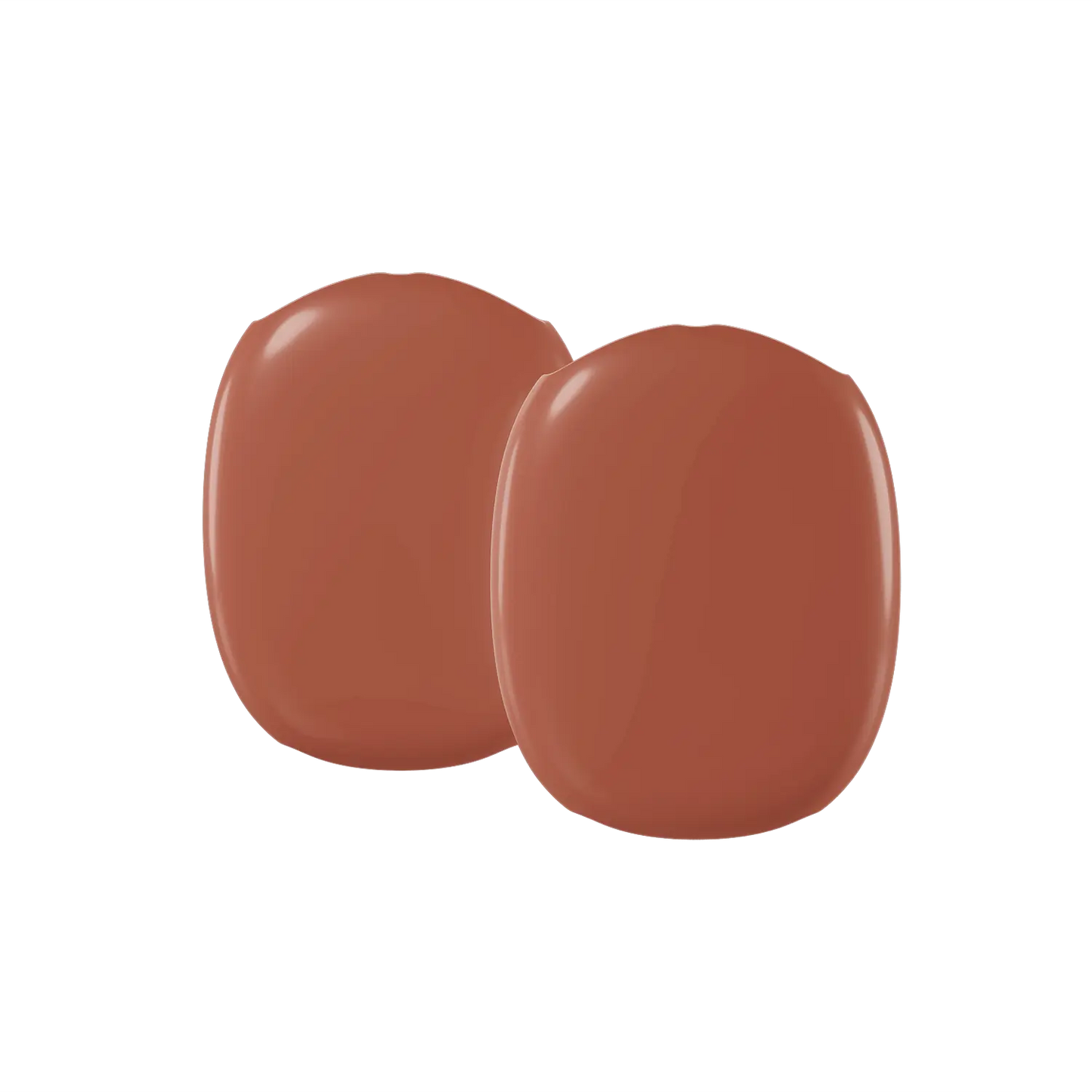 KELAB airpods max cover solid color set of two snap-on earcup covers, glossy finish