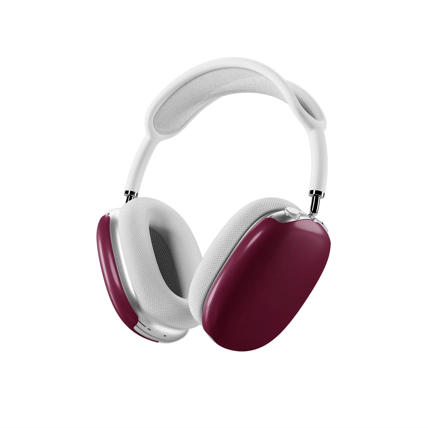 KELAB airpods max cover solid color burgundy protective hardshell earcup covers, 2 pack