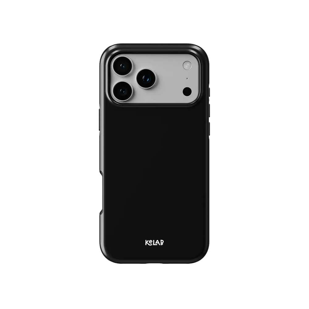 Solid Black | Minimalist Black iPhone Case