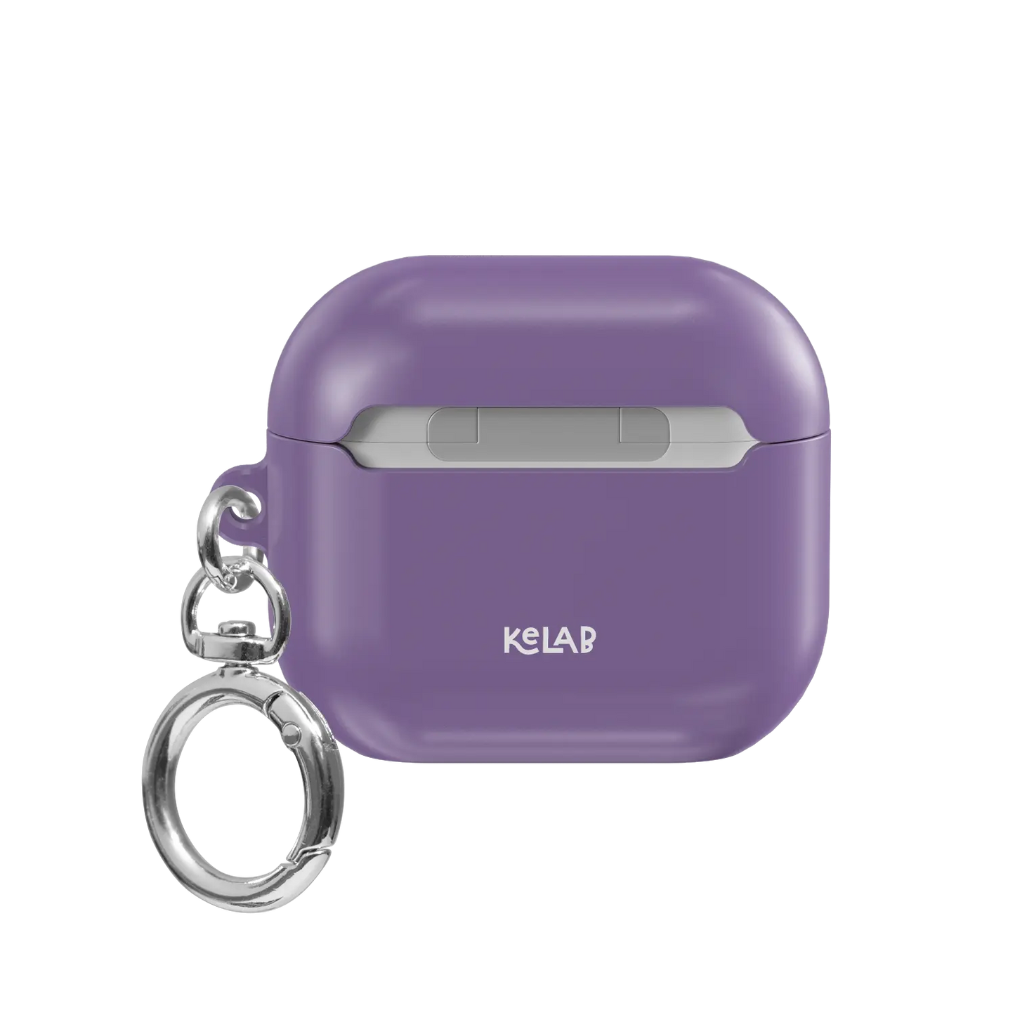 Solid Dusty Purple AirPods Case, back view