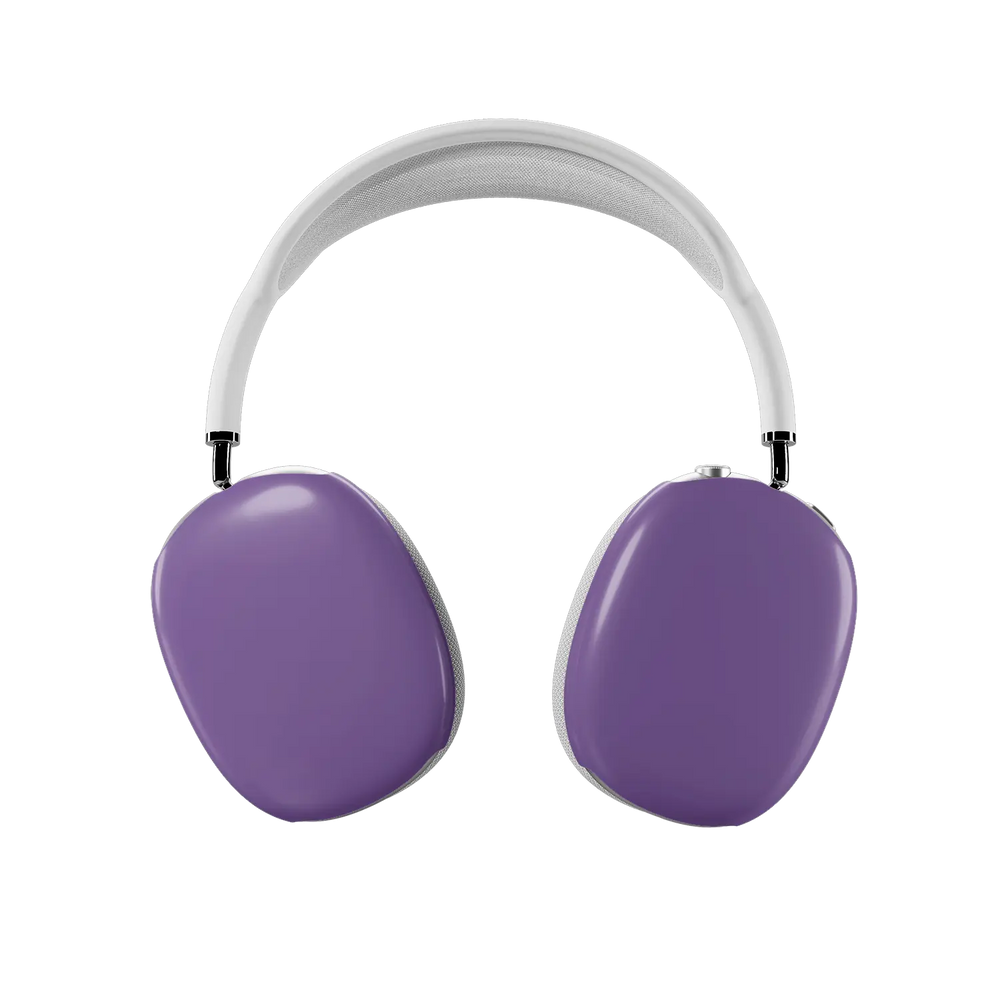 KELAB airpods max cover solid color purple glossy scratch-resistant coating earcup cover set 2 pack