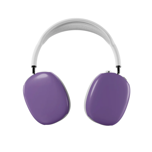 KELAB airpods max cover solid color purple glossy scratch-resistant coating earcup cover set 2 pack