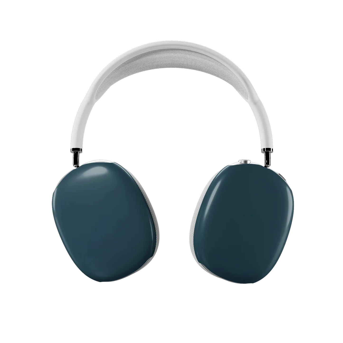 KELAB airpods max cover, solid color teal glossy scratch-resistant coating earcup covers set