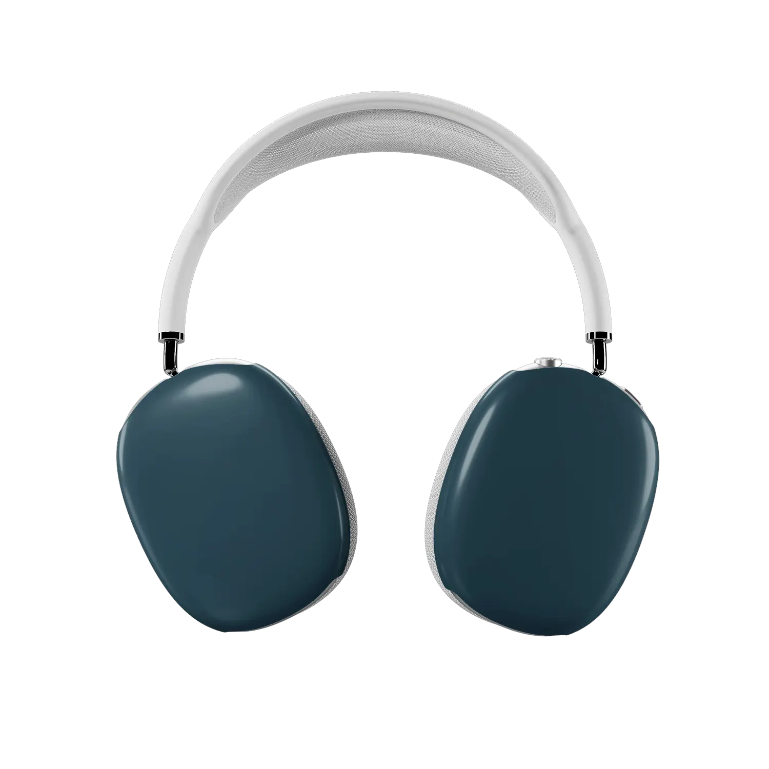 KELAB airpods max cover, solid color teal glossy scratch-resistant coating earcup covers set