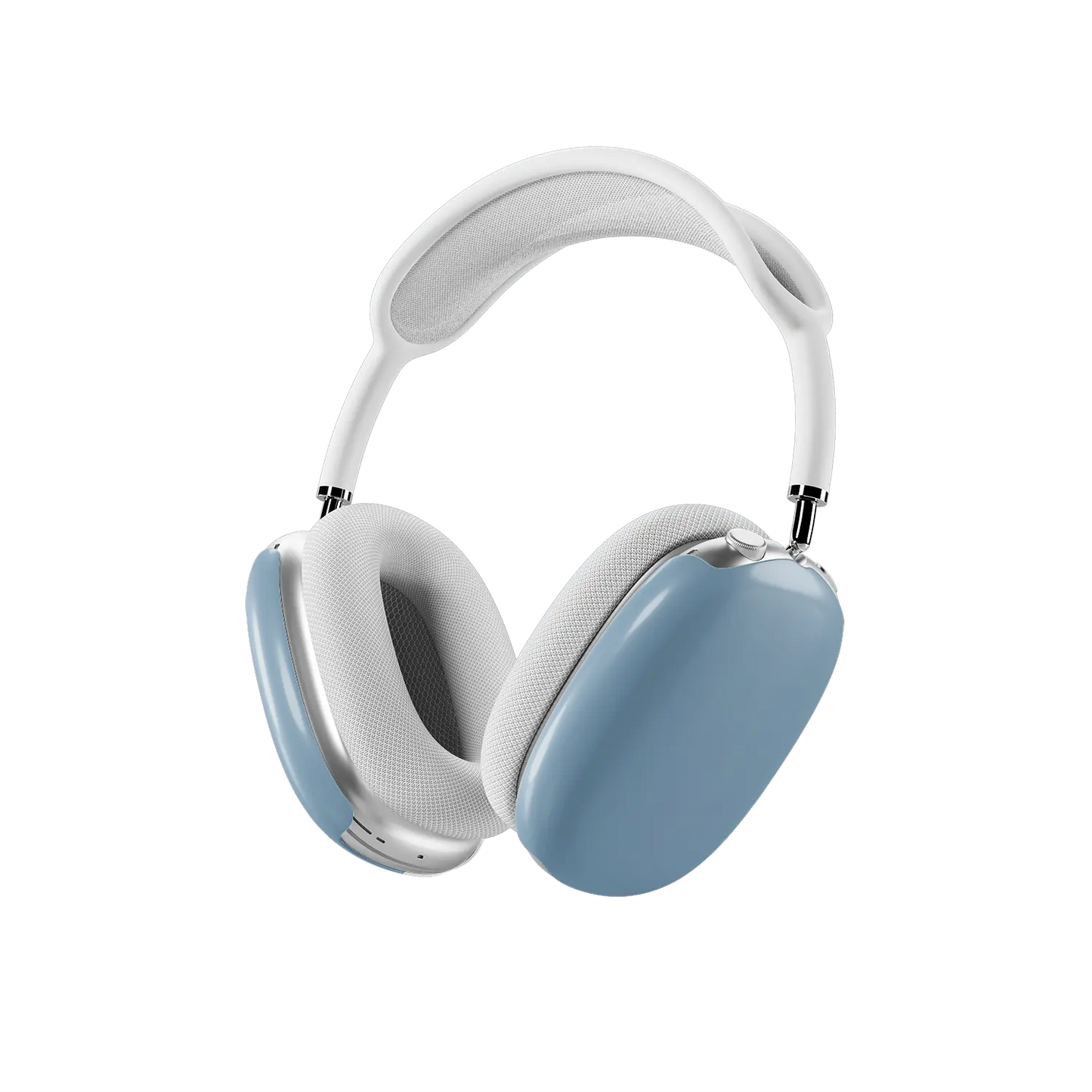 KELAB airpods max cover solid color glossy scratch resistant coating on blue earcup set