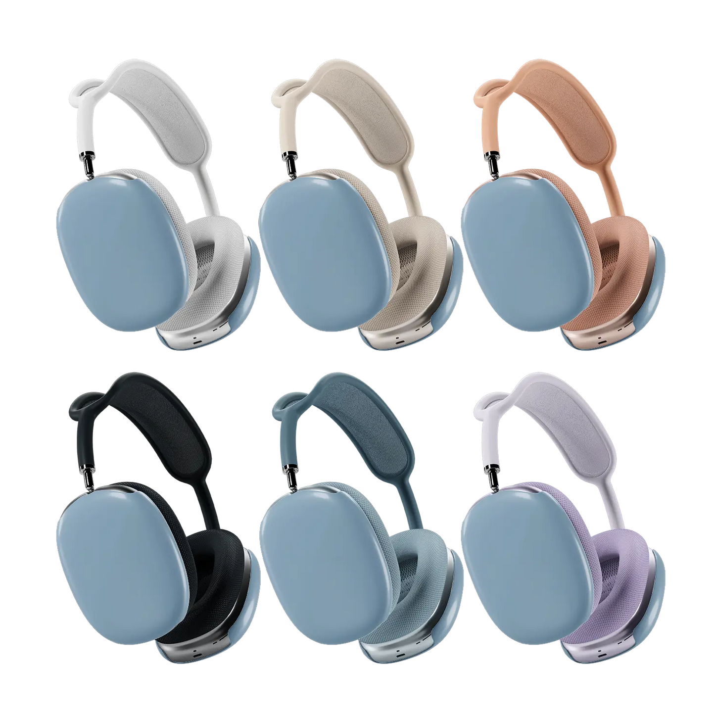 KELAB airpods max cover solid color glossy scratch-resistant coating for AirPods Max earcup cover set