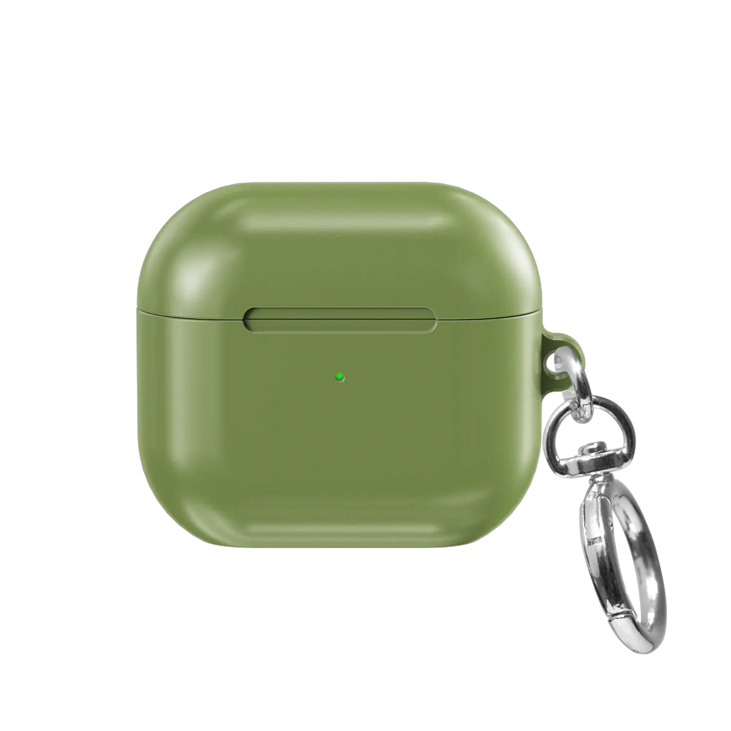 Solid Matcha Green AirPods Case, front view