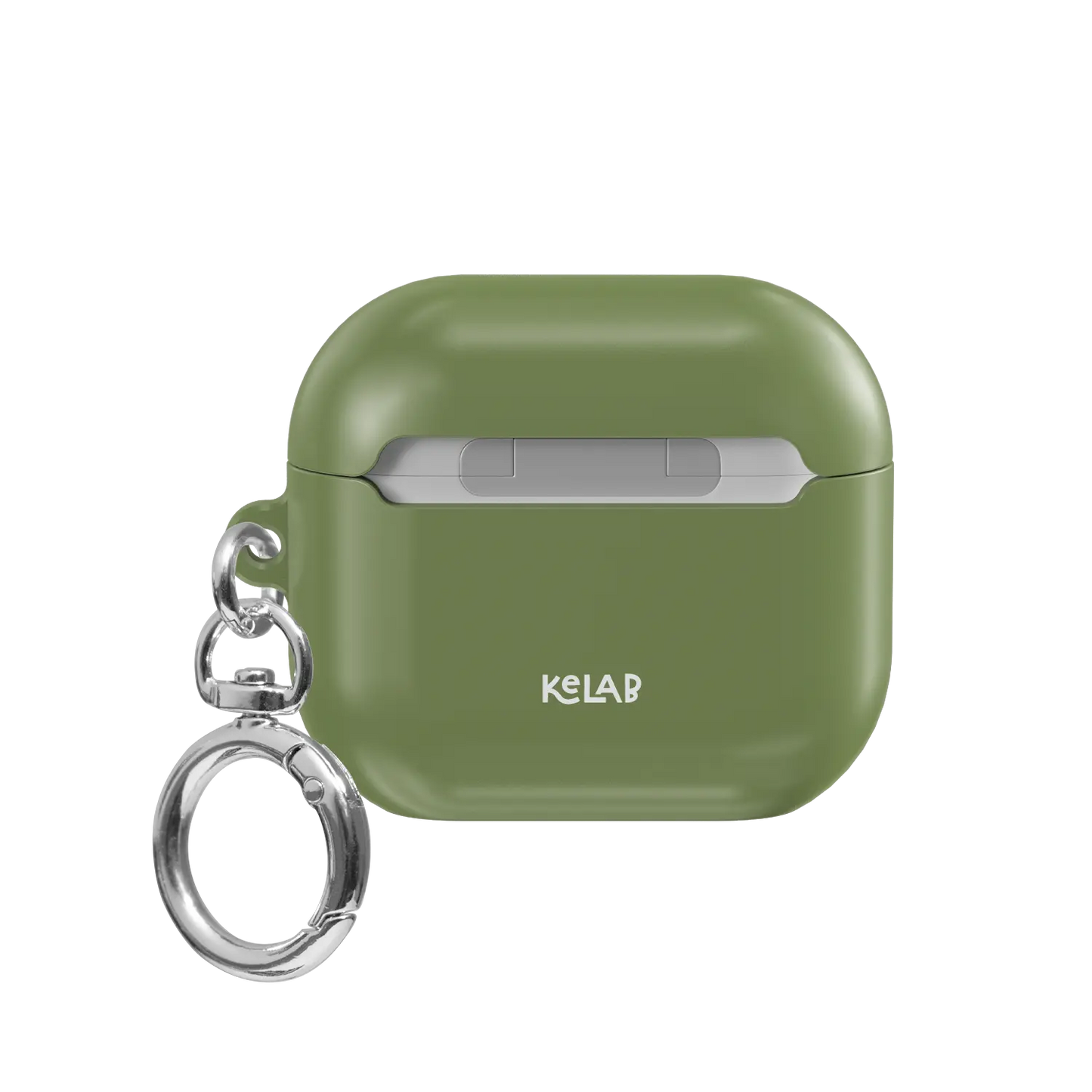 Solid Matcha Green AirPods Case, back view