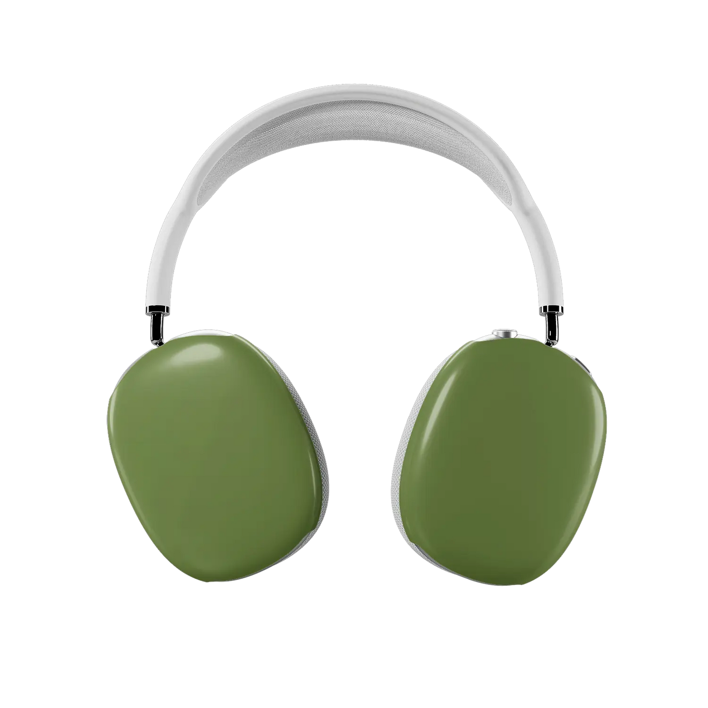 KELAB airpods max cover solid color green protective hardshell earcup covers with glossy coating