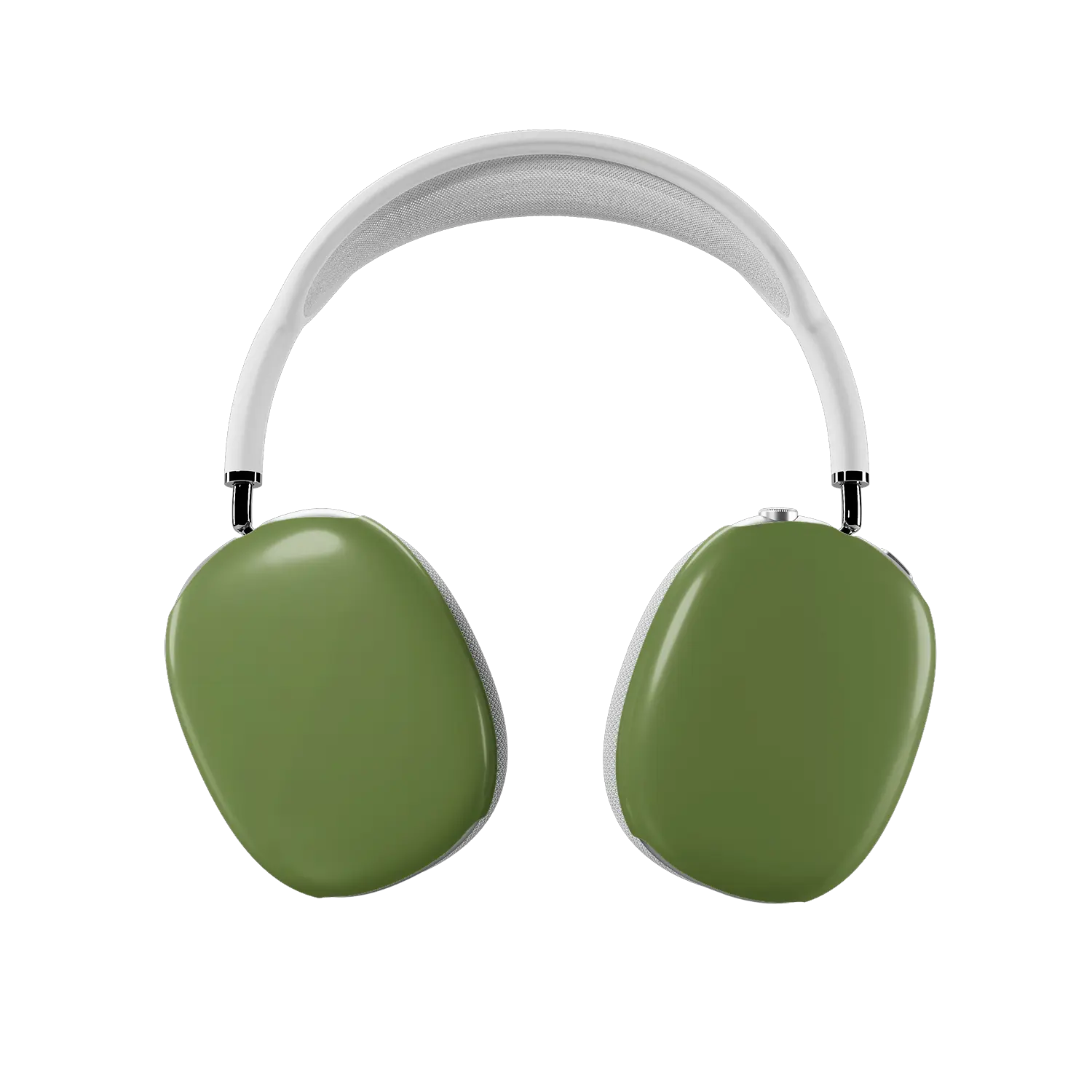 KELAB airpods max cover solid color green protective hardshell earcup covers with glossy coating