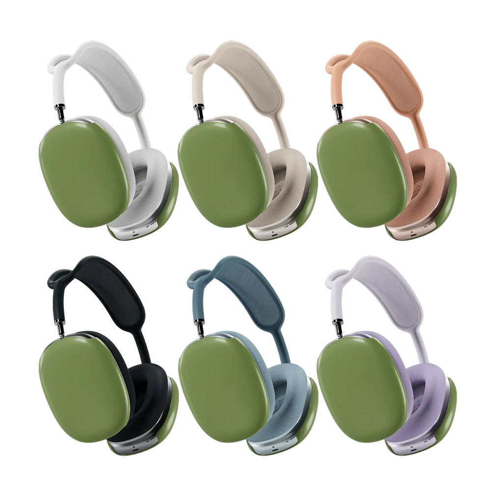 KELAB airpods max cover solid color green protective hardshell earcup covers